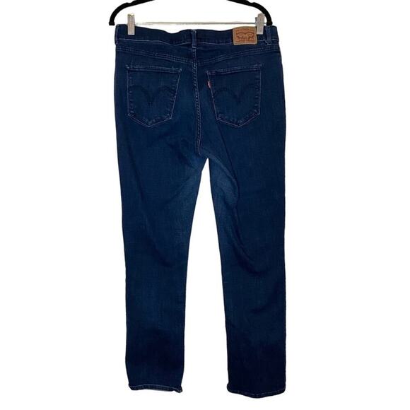 Levi’s Classic Straight Leg Mid Rise Womens Denim Jeans Cobalt Haze Blue Size 32 - Picture 5 of 9